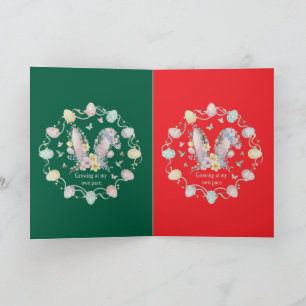 Inspirierend " Wachse in meinem eigenen Tempo" Blu Karte