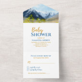 Inspirierend Wasserfarbenlandschaft Kinderdusche All In One Einladung (Innen Boden)