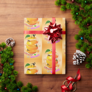 Inspirierend Wellness-Yoga Geschenkpapier