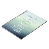 Inspirierend Wort-Gedicht Notizblock (Linke Seite)