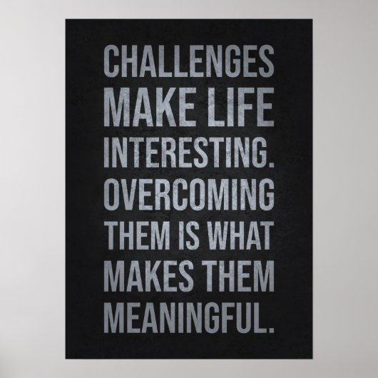 Inspirierend Worte - Motivierend Poster (Vorne)