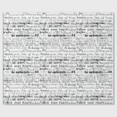 Inspirierend Wörter Geschenkpapier (Flach)