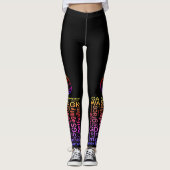 Inspirierend Wörter und PositionenNetball Leggings (Vorderseite)