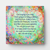 Inspirierend Wunder zitieren Hübsche Inspiritivitä Fotoplatte (Vorderseite)