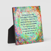 Inspirierend Wunder zitieren Hübsche Inspiritivitä Fotoplatte (Vorderseite)