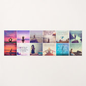 Inspirierend Yoga-Matte Yogamatte (Vorderseite (Horizontal))