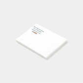 Inspirierend Zitat - Beginnen Sie mit dem, was ist Post-it Klebezettel (angewinkelt)