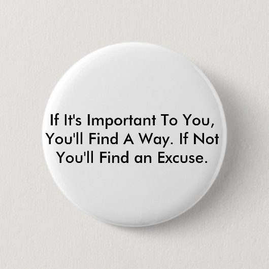 Inspirierend Zitat Button (Vorderseite)