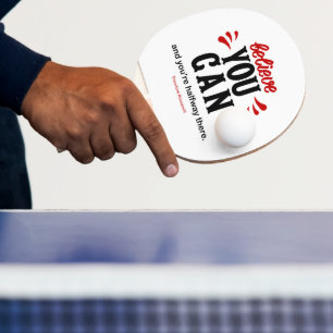 Inspirierend Zitat des Präsidenten Tischtennis Schläger