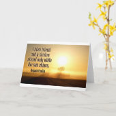 Inspirierend Zitat durch Benjamin Franklin Karte (Gelbe Blume)