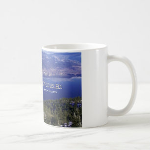 Inspirierend Zitat - eine Freude geteilt Kaffeetasse