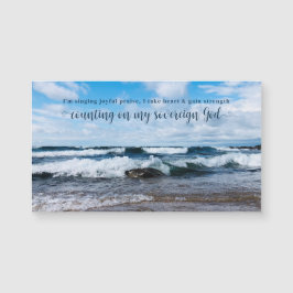 Inspirierend Zitat-Fotografie-Magnet Magnetkarte