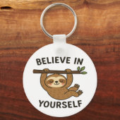 Inspirierend Zitat "Glauben an sich selbst" Schlüsselanhänger (Vorderseite)