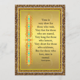 Inspirierend Zitat im eleganten dekorativen Einladung