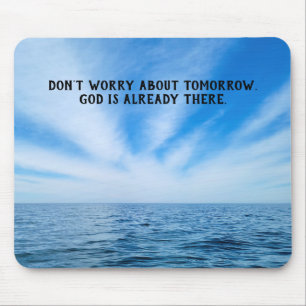 Inspirierend Zitat in Sky Mousepad