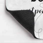 Inspirierend Zitat mit Schmetterling Mousepad (Ecke)