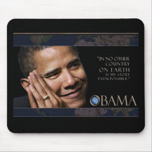 Inspirierend Zitat Obama Mousepad