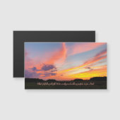 Inspirierend Zitat Sunset Fotografy Magnet (Vorne/Hinten)