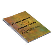 Inspirierend Zitat von Matthew-10:16 Notizblock (Rechte Seite)