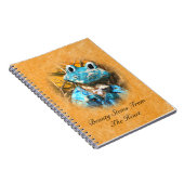 Inspirierend Zitate sind Sie schöner Frosch-Prinz Notizblock (Rechte Seite)