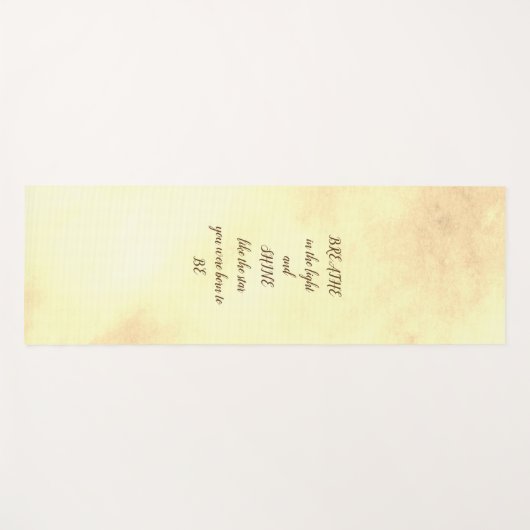 Inspirierend Zitatentwurf Yogamatte (Vorderseite (Horizontal))