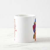 inspirierende afrikanische Amerikanerin mit Zitat Kaffeetasse (Mittel)