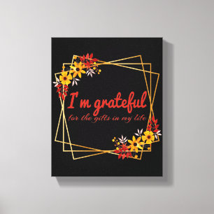 inspirierende Bekenntnisse für harte Arbeiter Leinwanddruck