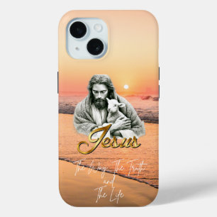 Inspirierende Bibel-Sonnenuntergangslandschaft Jes Case-Mate iPhone Hülle