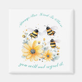 inspirierende Blume sind freundlich Magnet (Vorne)