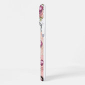 Inspirierende Blumen iPhone Hülle (Linke Seite)