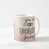 Inspirierende Blumen Kaffeetasse (VorderseiteRechts)