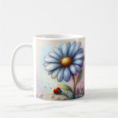 Inspirierende Blumen Kaffeetasse (Links)