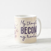 Inspirierende Blumen Kaffeetasse (VorderseiteRechts)