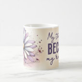 Inspirierende Blumen Kaffeetasse (Mittel)