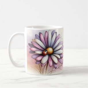 Inspirierende Blumen Kaffeetasse