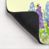 Inspirierende Blumen mit Botschaft Mousepad (Ecke)