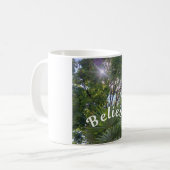 Inspirierende Botschaft: "Glauben" Kaffeetasse (Vorderseite Links)