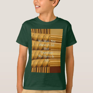 Inspirierende Botschaft mit afrikanischem Wildtier T-Shirt