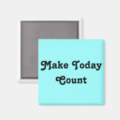 inspirierende Botschaften Magnet (Vorderseite/Rückseite)