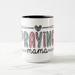 Inspirierende christliche betende Mama Tasse