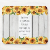 inspirierende Christliche Bibelverse Mousepad (Vorne)
