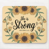 inspirierende Christliche Bibelverse Mousepad (Vorne)