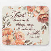 inspirierende Christliche Bibelverse Mousepad (Vorne)