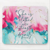 inspirierende Christliche Bibelverse Mousepad (Vorne)