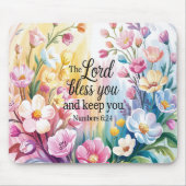 Inspirierende christliche Schrift Mousepad (Vorne)