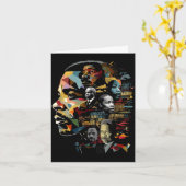 Inspirierende Collage schwarzer Geschichtsführer Karte (Gelbe Blume)