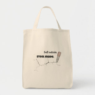 Inspirierende Damen-Tasche - Zitat über Stärke Tragetasche