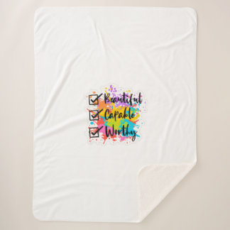 Inspirierende Decke Sherpadecke