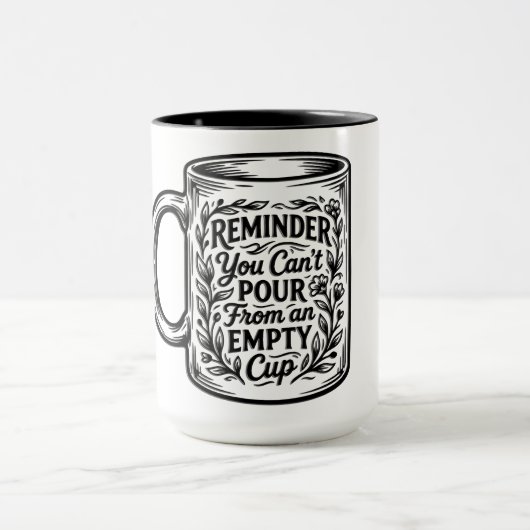 Inspirierende Erinnerung Tasse (Zentrum)