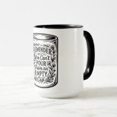 Inspirierende Erinnerung Tasse (VorderseiteRechts)